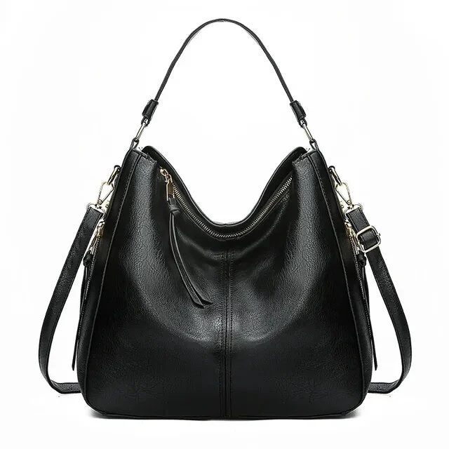 Heidi-Mode | Leder Tasche mit Großer Kapazität und Seitenfächern - Image 2