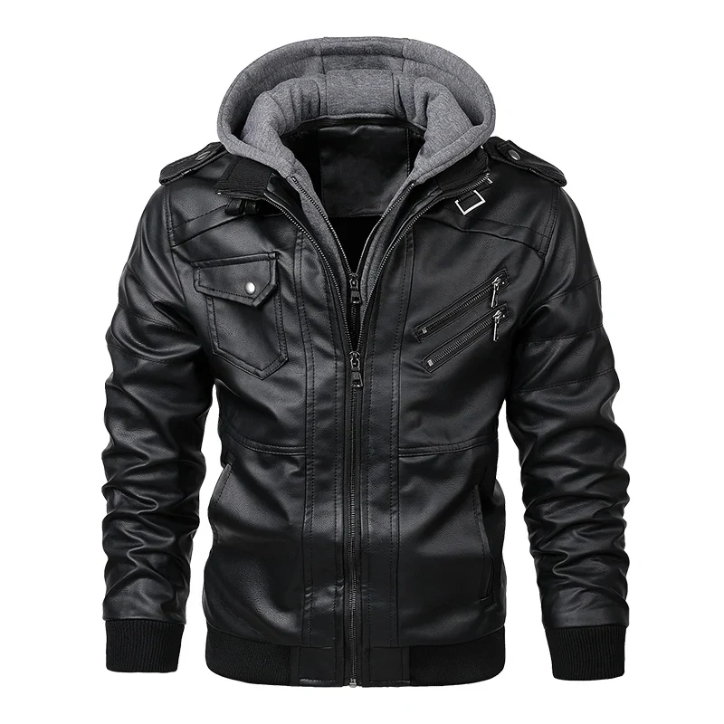 Heidi-Mode | Lederjacke Herren mit Reißverschluss, Klassische Jacke Aus Echtleder - Image 15