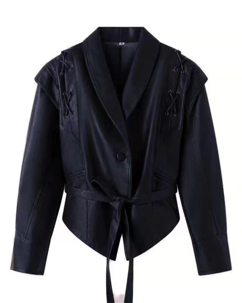 Heidi-Mode | Lederjacke mit langen Ärmeln - Image 6