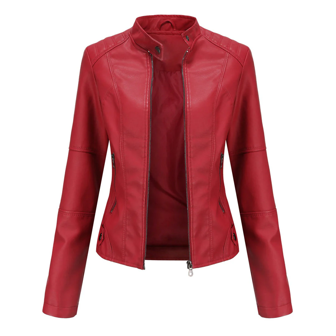 Heidi-Mode | Zeitlose Lederjacke für Frauen - Image 3