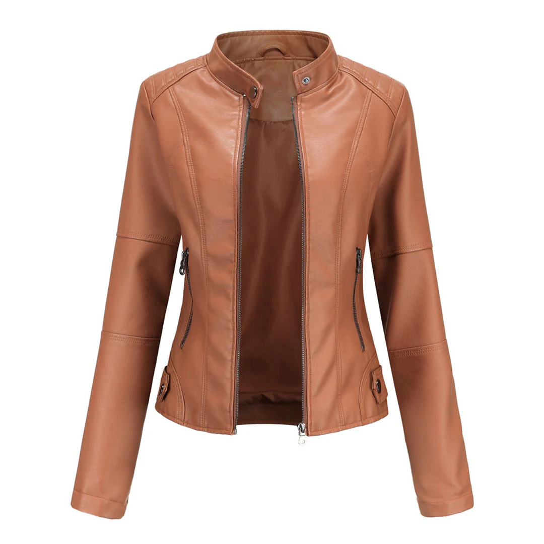 Heidi-Mode | Zeitlose Lederjacke für Frauen - Image 4