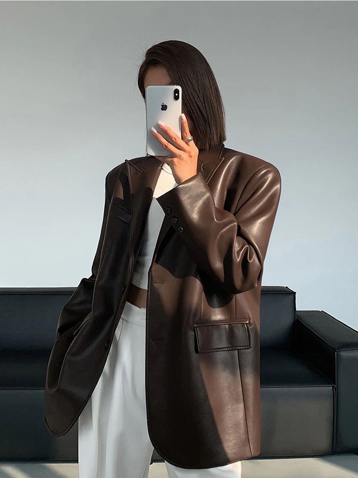 Heidi-Mode | Lederlook Blazer für Damen - Image 10