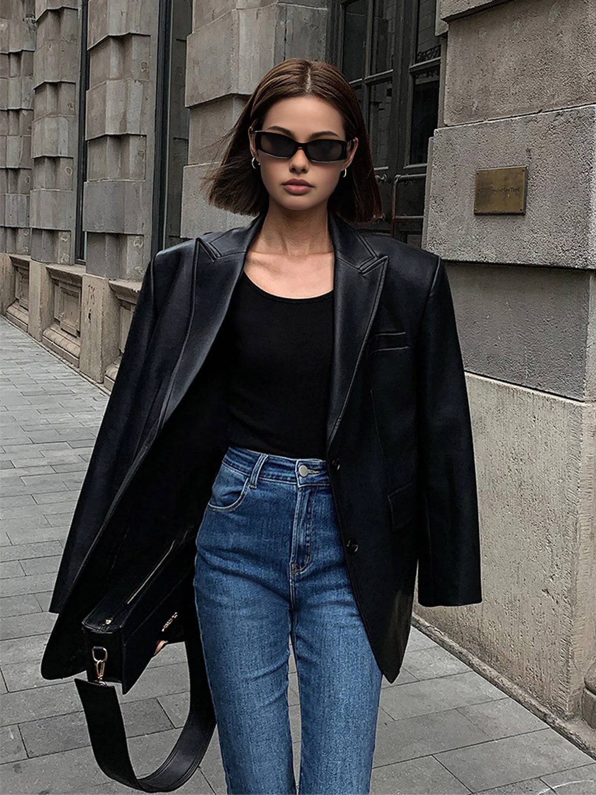 Heidi-Mode | Lederlook Blazer für Damen - Image 3
