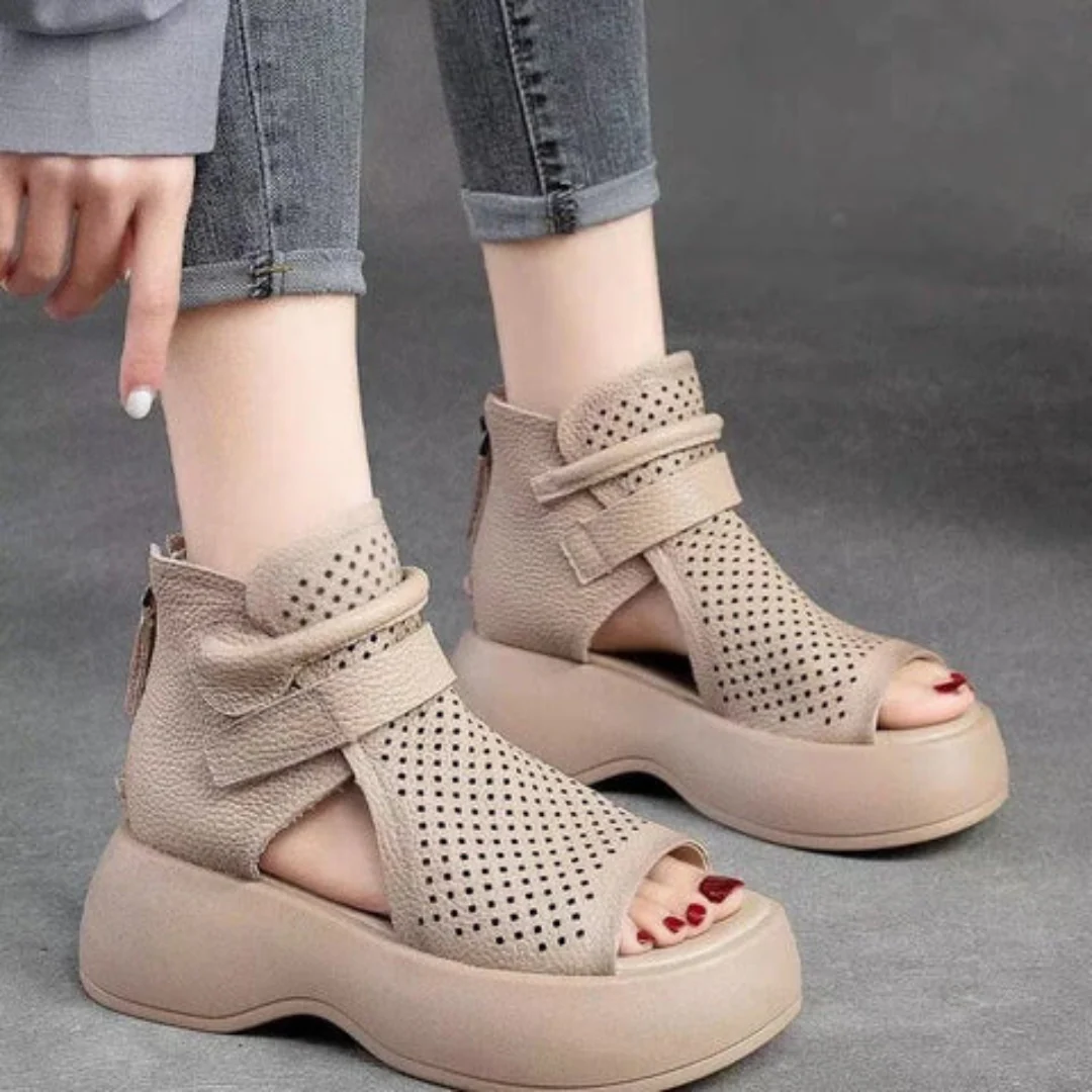 Heidi-Mode | Ledersandalen für Orthopädische Bedürfnisse - Image 6