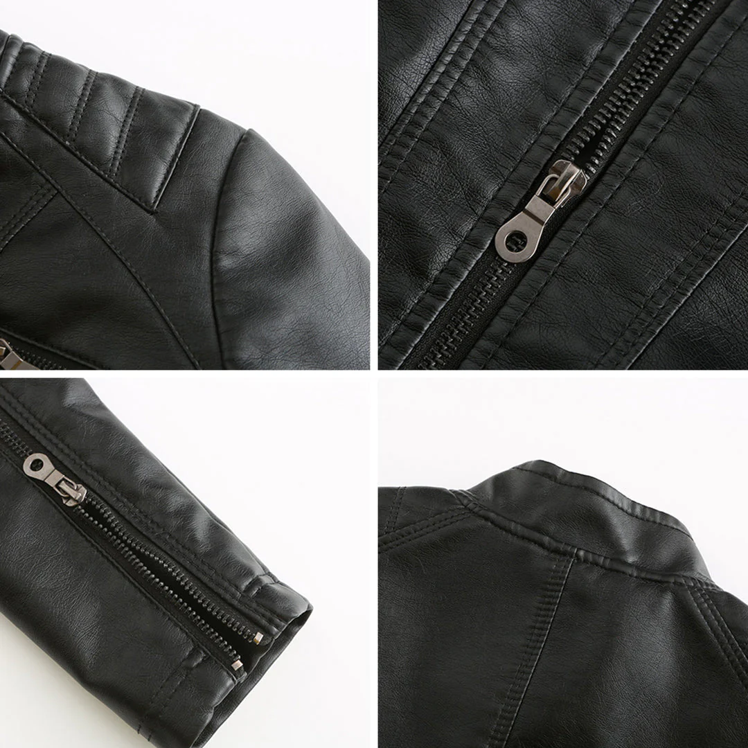 Heidi-Mode | Lederjacke für Damen - Modische Jacke mit Reißverschluss - Image 2