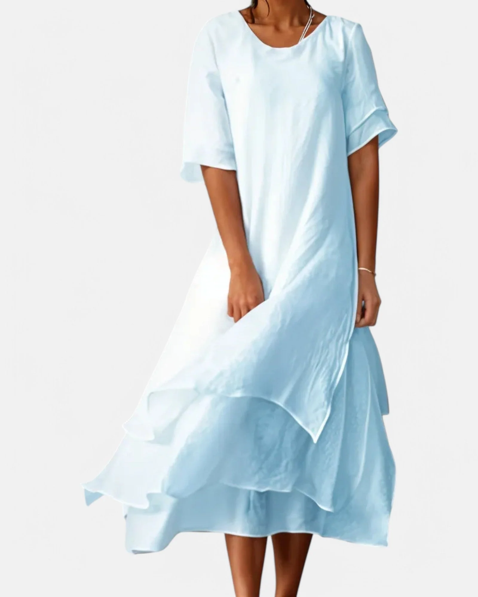 Heidi-Mode | Leichtes Sommerkleid Aus Baumwolle für Elegante Auftritte - Image 2