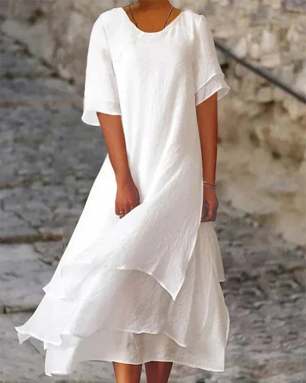 Heidi-Mode | Leichtes Sommerkleid Aus Baumwolle für Elegante Auftritte - Image 6