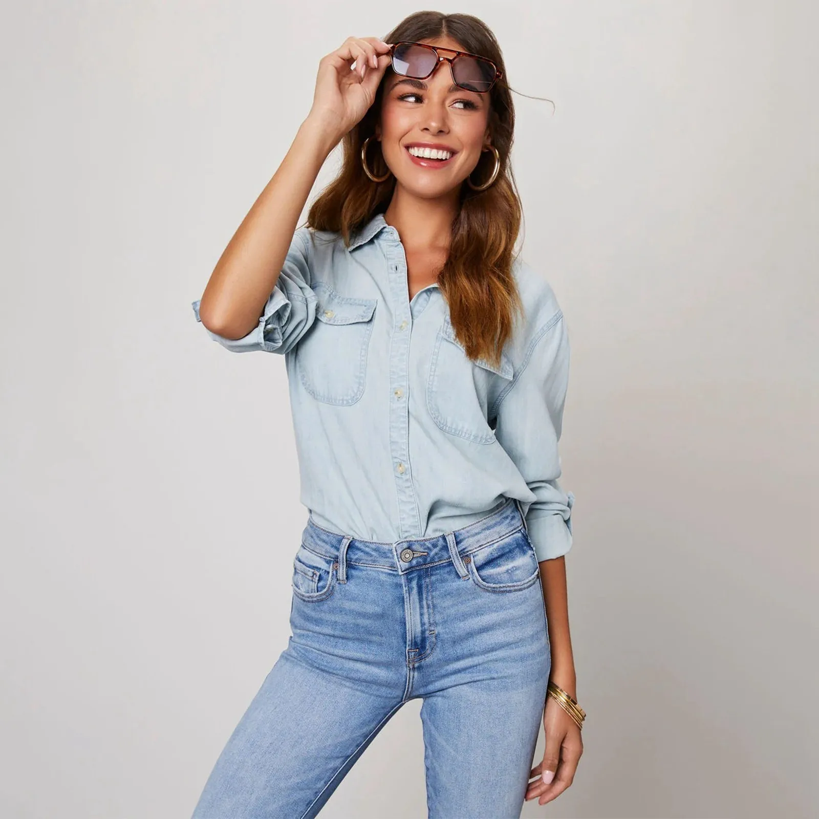 Heidi-Mode | Leichte Denim Hemden - Image 6