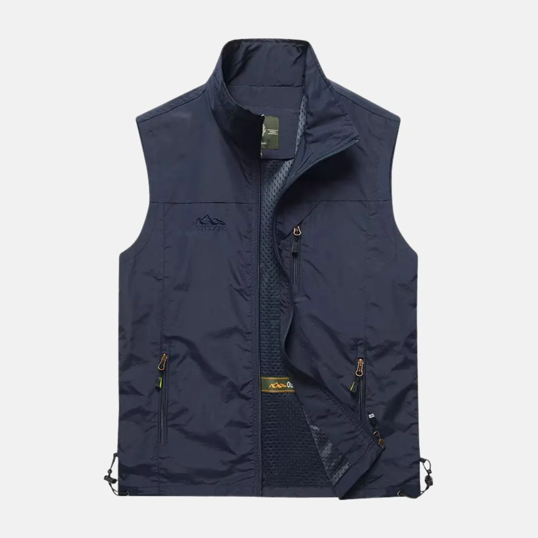 Heidi-Mode | Leichte Multifunktionsweste mit Taschen für Herren für Den Outdoor-Einsatz - Image 2