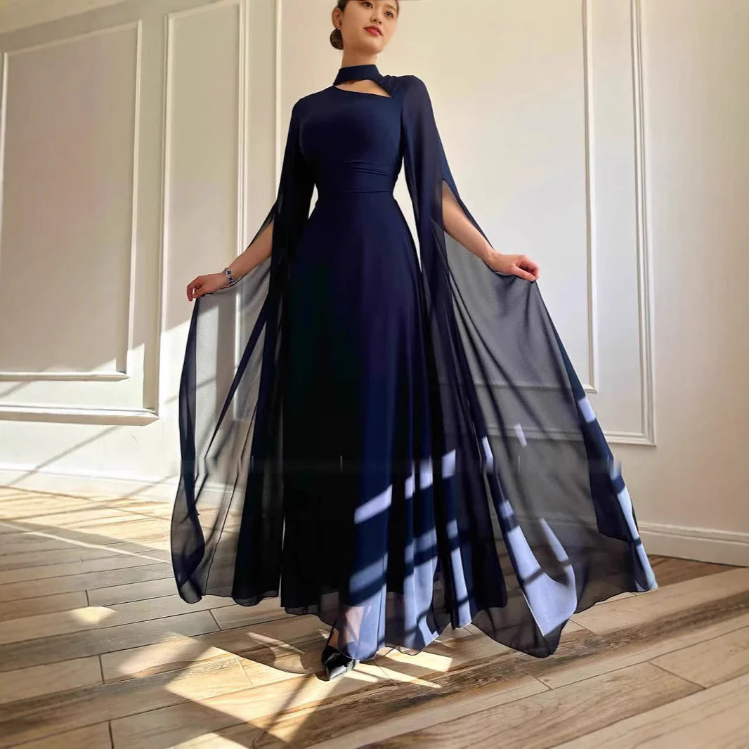 Heidi-Mode | Leichtes Chiffon-Party-Cape