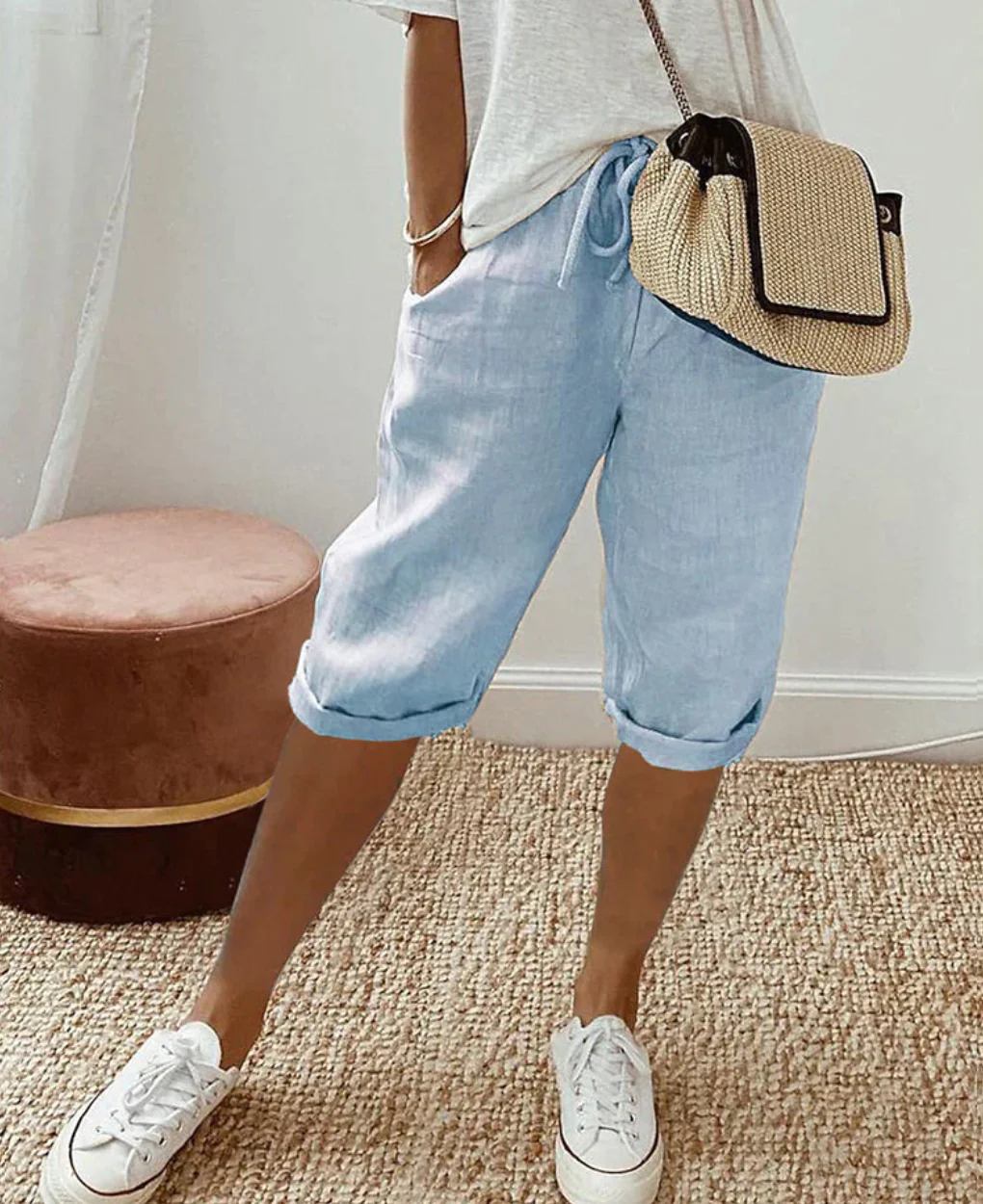 Heidi-Mode | Kurze Trendy Modische Kniehose für Damen - Image 2