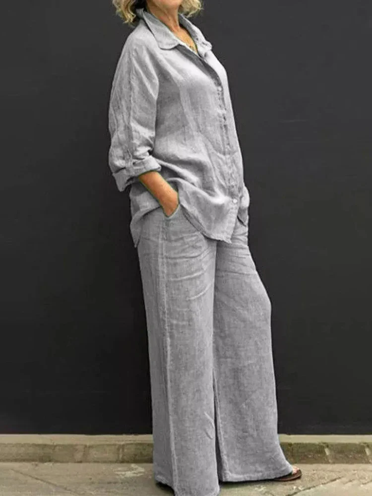 Heidi-Mode | Leinen Sommer Satz für Damen - Image 6