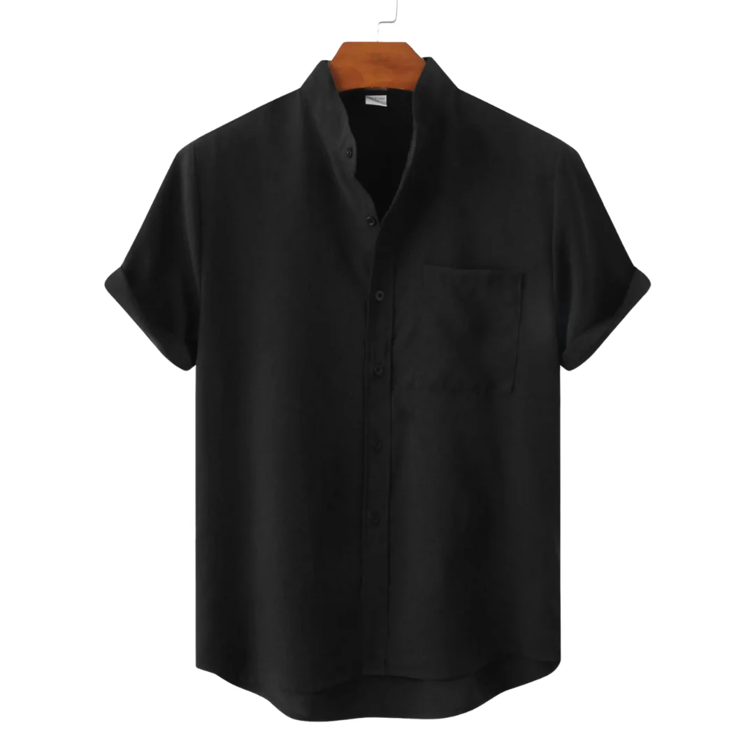 Heidi-Mode | Leinen T-Shirt - Boho - Einfarbig Schmale Passform - Image 3