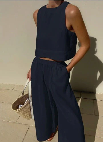 Heidi-Mode | Leinen Zweiteiliges Sommerset Damen - Image 5