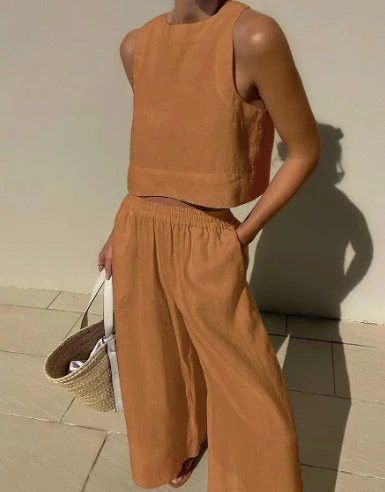 Heidi-Mode | Leinen Zweiteiliges Sommerset Damen - Image 6