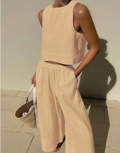 Heidi-Mode | Leinen Zweiteiliges Sommerset Damen - Image 7