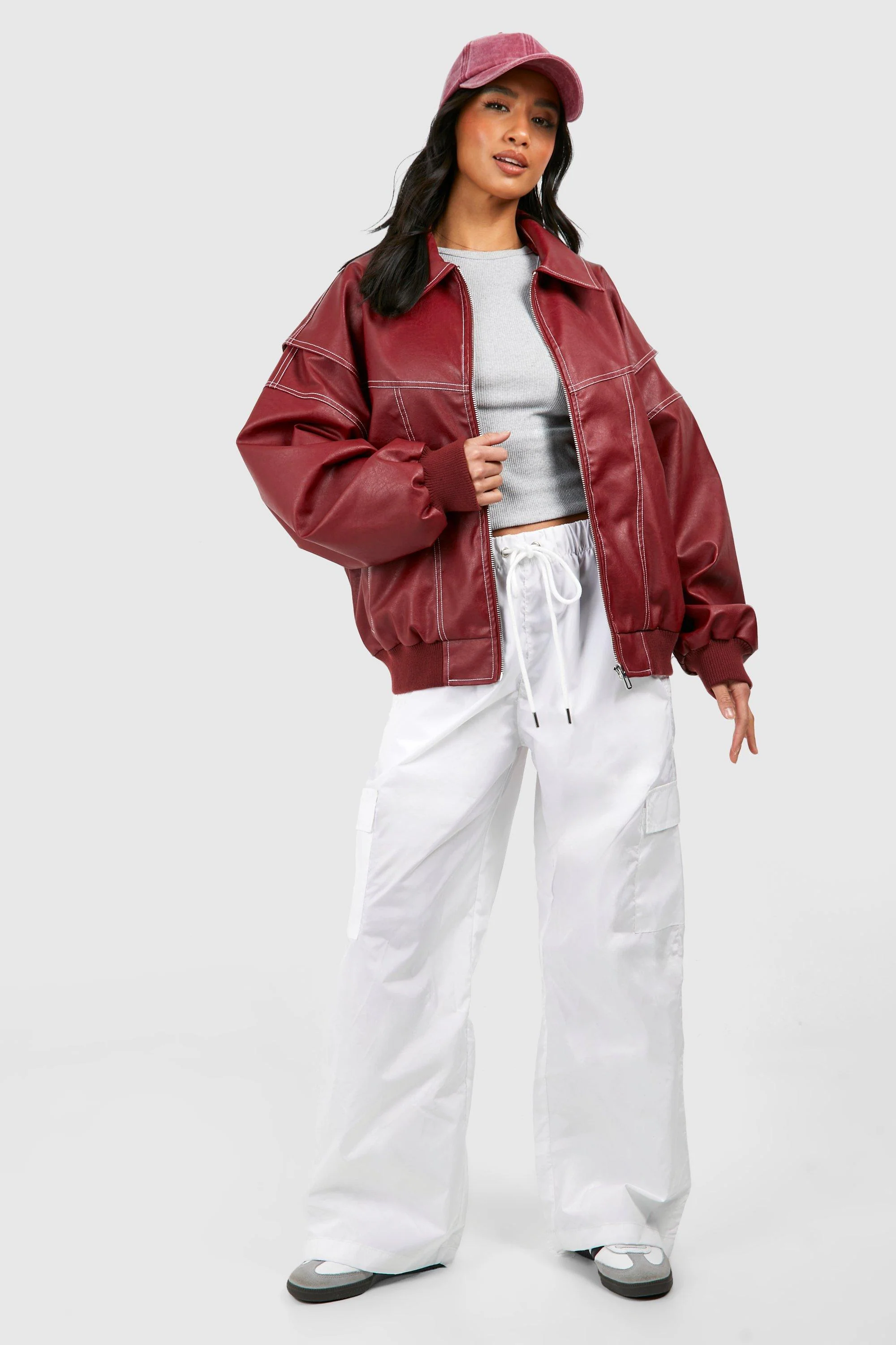 Heidi-Mode | Leren Bomberjack - Image 3