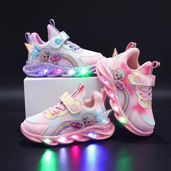 Heidi-Mode | Leuchtende Sneakers