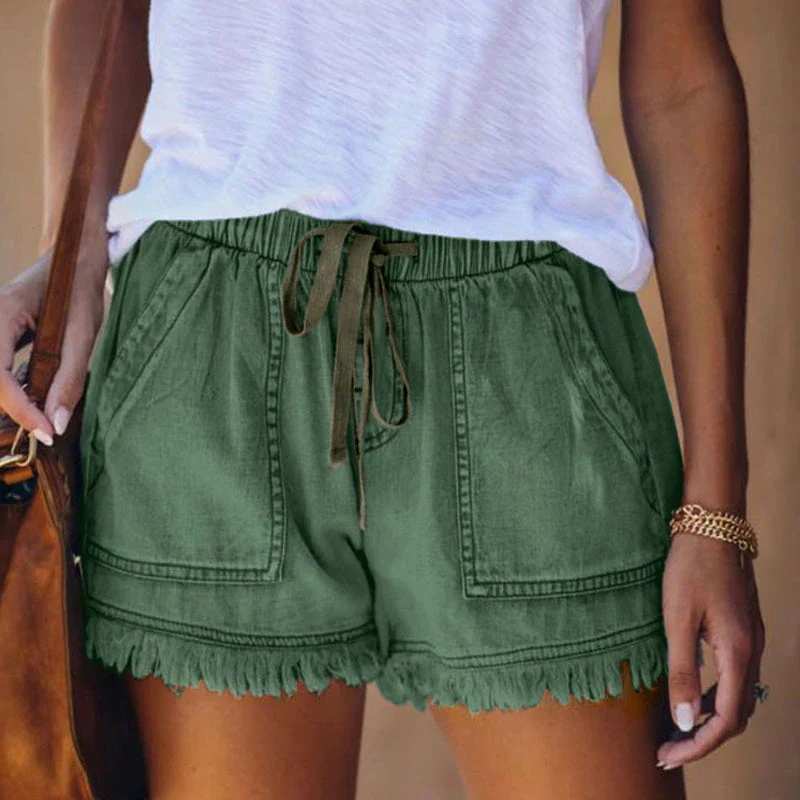 Heidi-Mode | High-Waisted Denim Shorts - Image 5