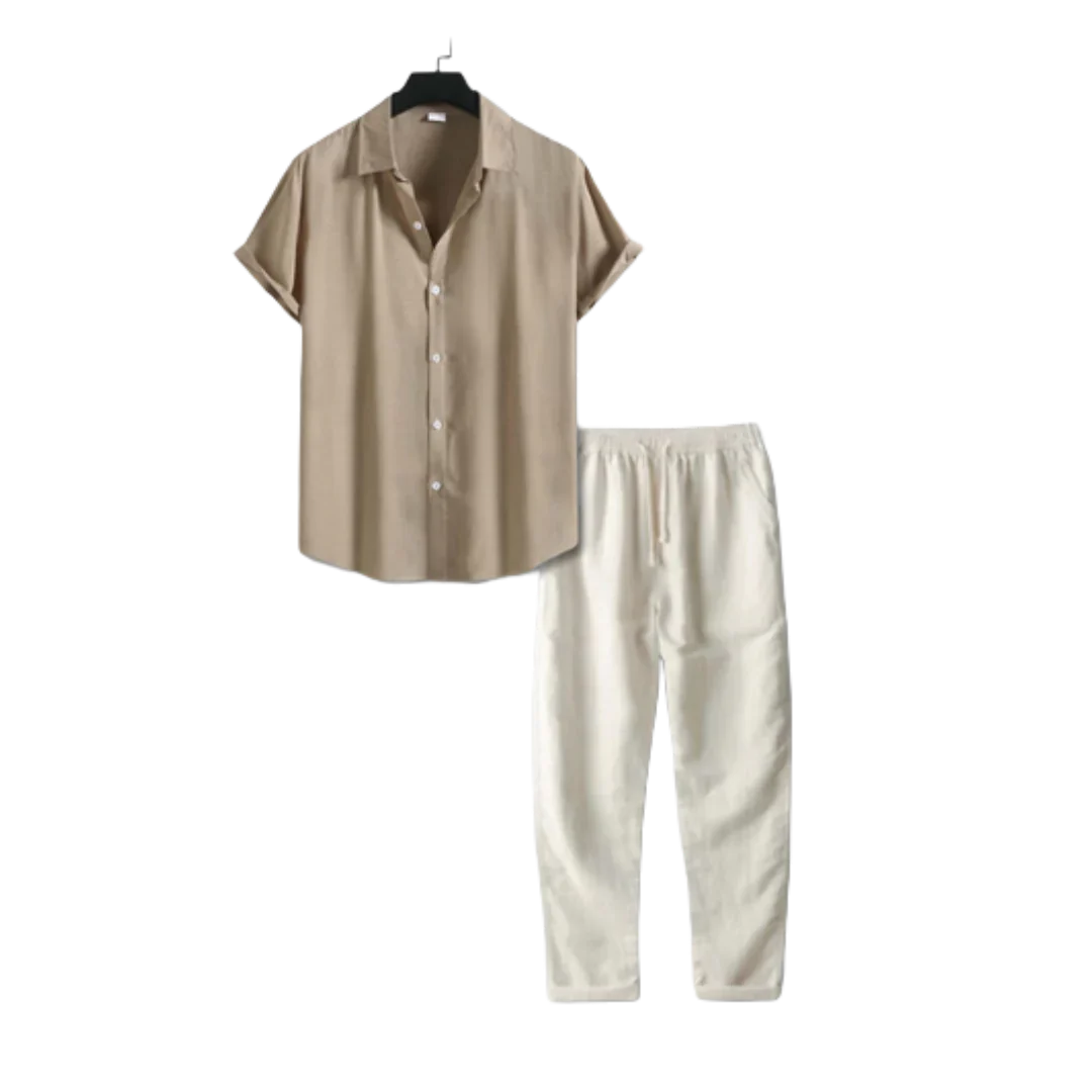 Heidi-Mode | Linen Outfit Set - Lässige - Florenz Bei Nacht - Image 6