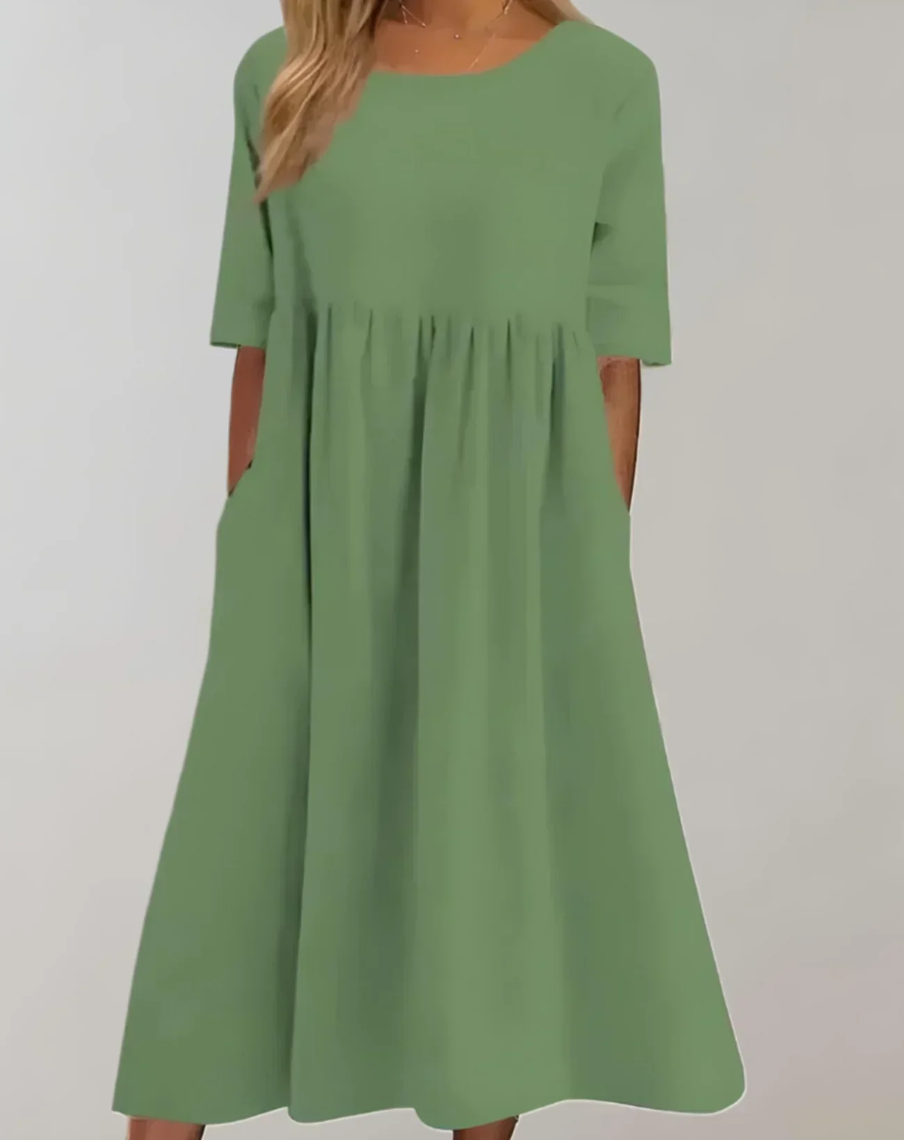 Heidi-Mode | Locker Sitzendes Baumwollkleid - Image 5