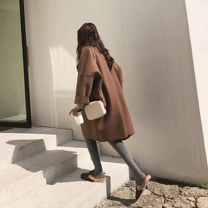 Heidi-Mode | Eleganter Lockerer Woll Trenchcoat Für - Image 4