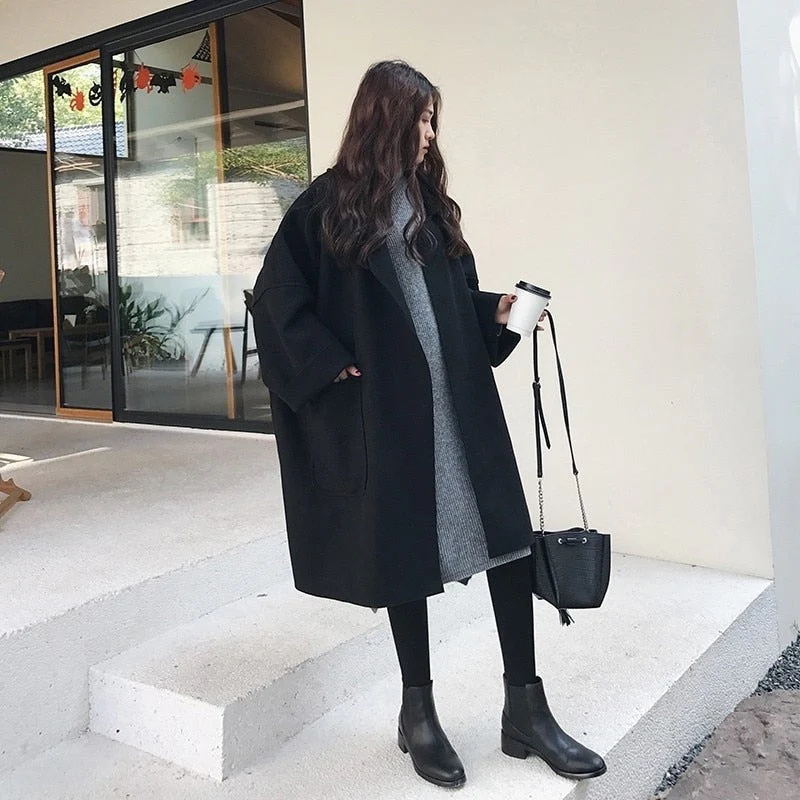 Heidi-Mode | Eleganter Lockerer Woll Trenchcoat Für - Image 7