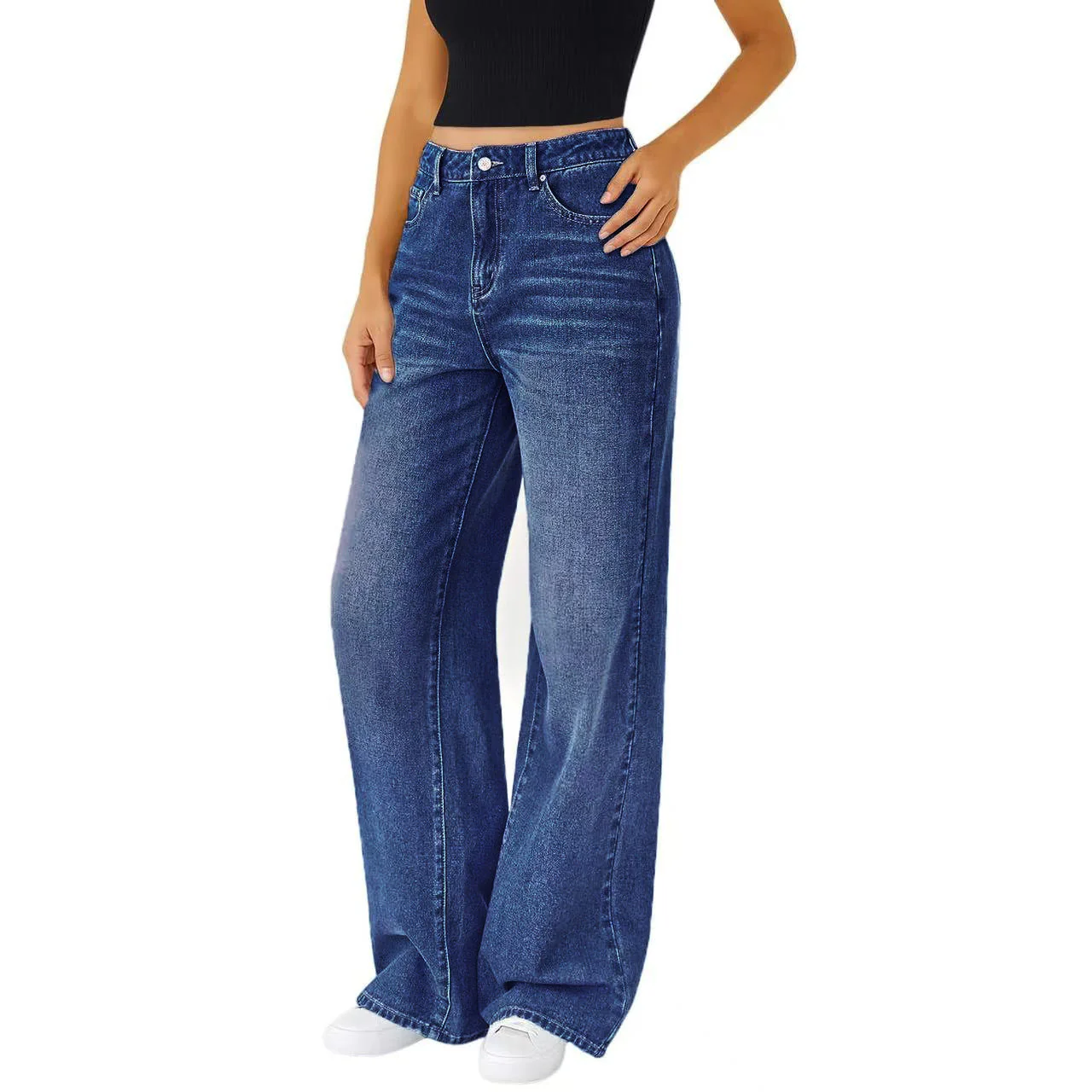 Heidi-Mode | Loose Fit Jeans mit Sternen - Image 13