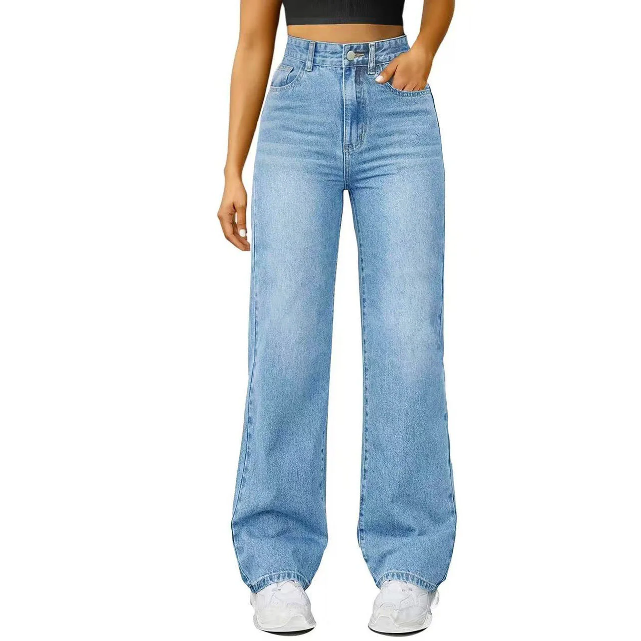 Heidi-Mode | Loose Fit Jeans mit Sternen - Image 9