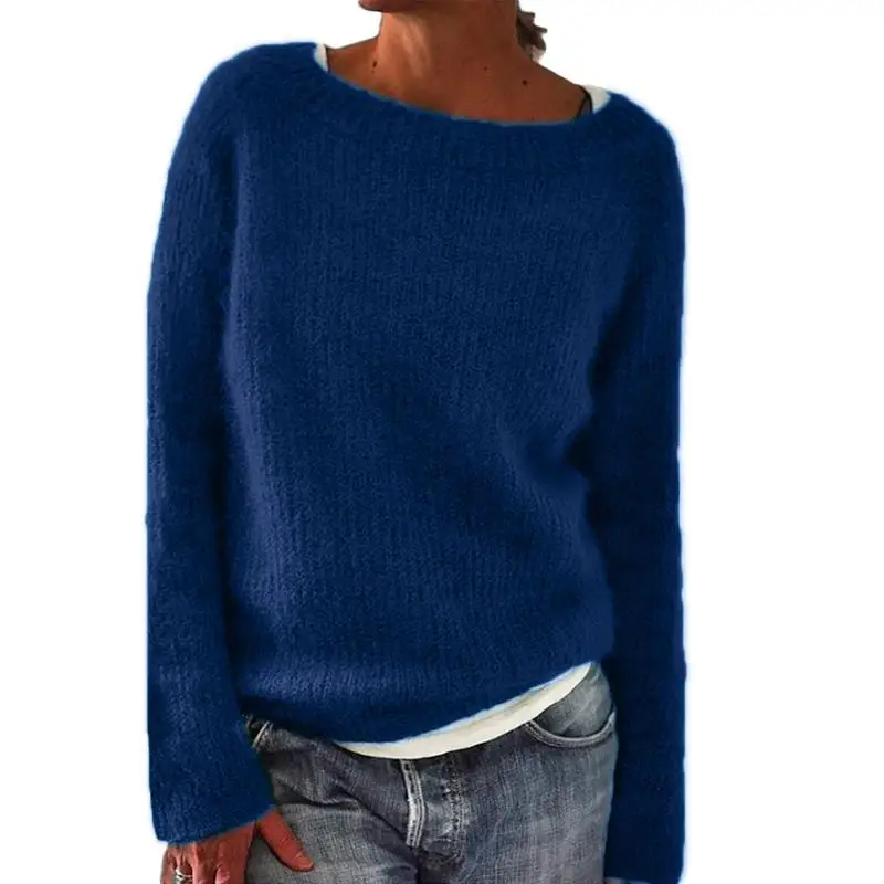 Heidi-Mode | Loser Strickboot Hals Pullover - Image 7