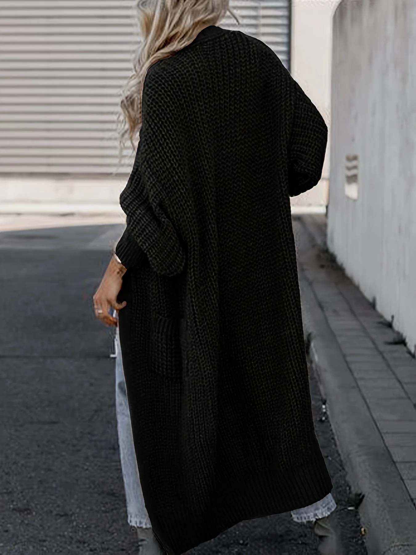 Heidi-Mode | Strickcardigan Aus Wolle mit Taschen für Damen Perfekt für Den Alltag - Image 2