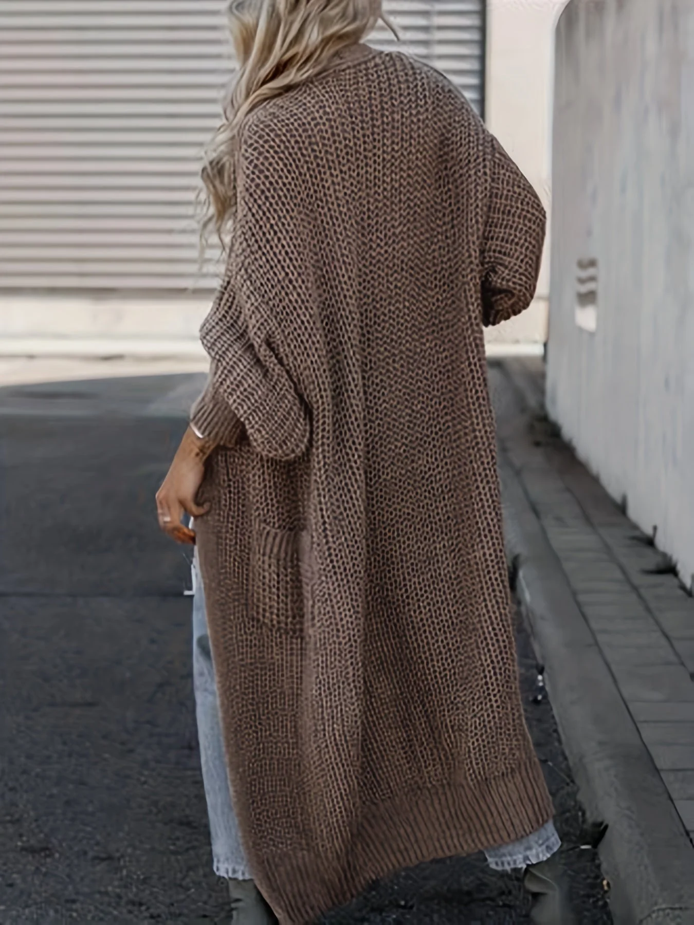 Heidi-Mode | Strickcardigan Aus Wolle mit Taschen für Damen Perfekt für Den Alltag - Image 6