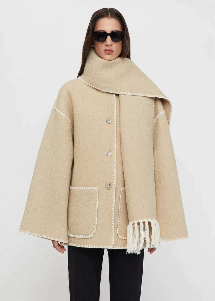 Heidi-Mode | Luxe Jacke mit Schal - Image 13