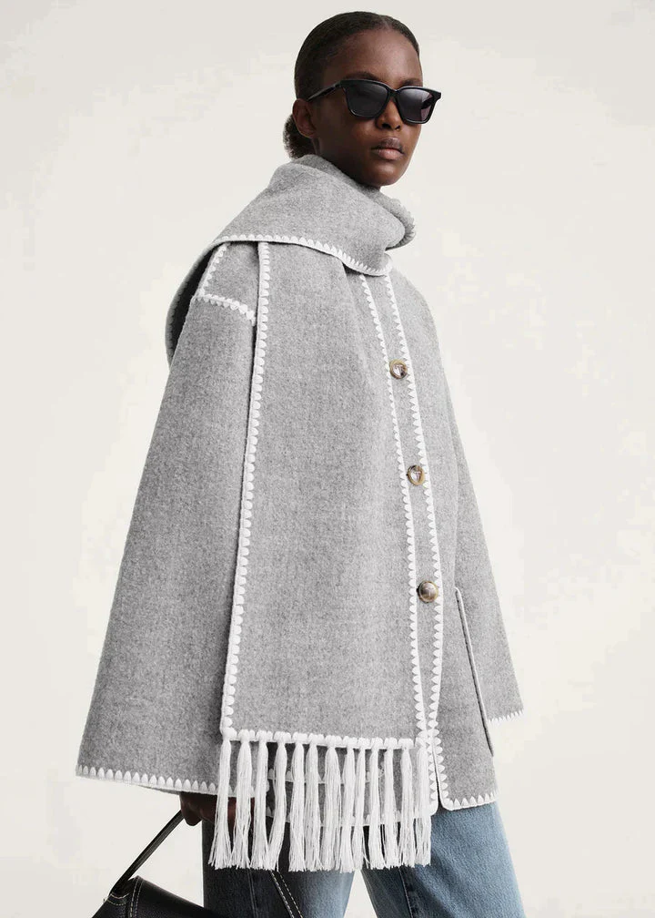 Heidi-Mode | Luxe Jacke mit Schal - Image 8