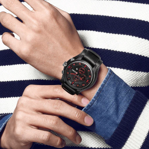 Heidi-Mode | Luxe Navigator Uhr Lederband - Image 11