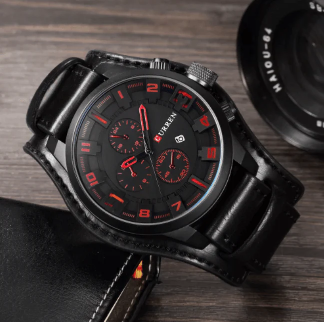 Heidi-Mode | Luxe Navigator Uhr Lederband - Image 6
