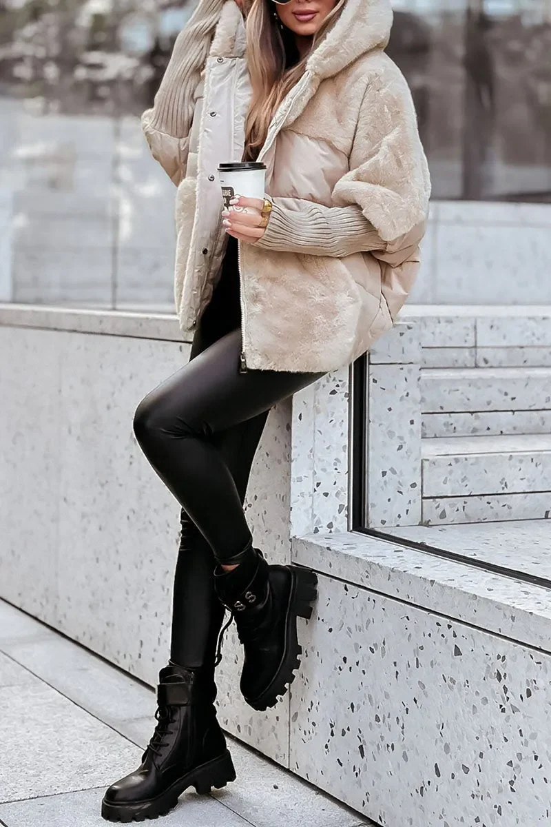 Heidi-Mode | Luxuriöse Moderne Bomberjacke mit Kapuze - Image 5