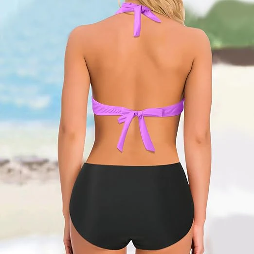 Heidi-Mode | Luxuriöser Gestreifter Sommerbikini - Image 4
