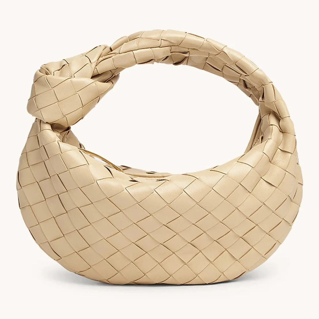 Heidi-Mode | Luxuriöse Geflochtene Handtasche mit Knopfdetail - Image 2
