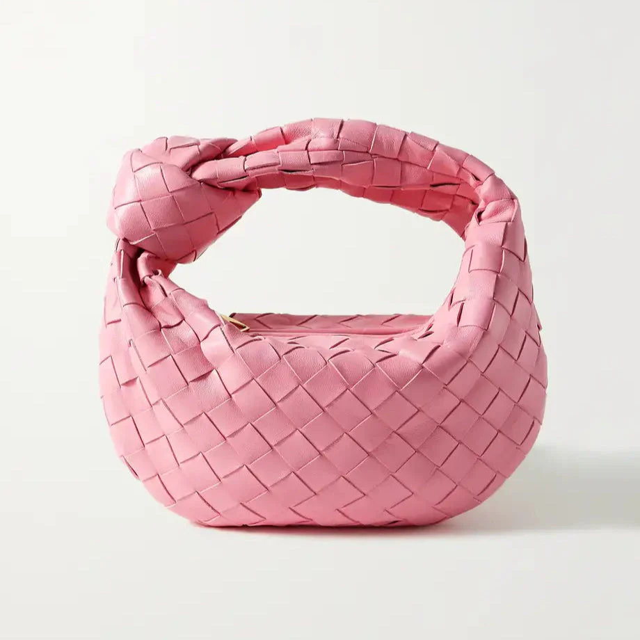 Heidi-Mode | Luxuriöse Geflochtene Handtasche mit Knopfdetail - Image 3