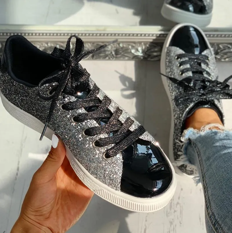 Heidi-Mode | Luxuriöser Lässiger Glitzer Damenschuh - Image 2