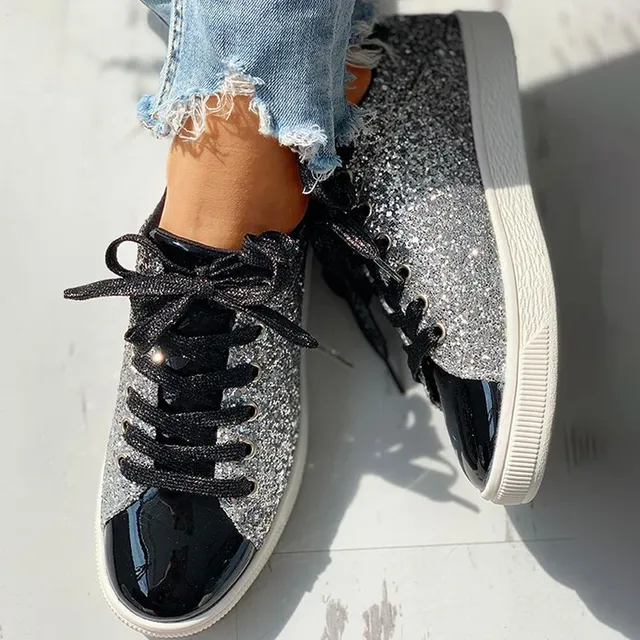 Heidi-Mode | Luxuriöser Lässiger Glitzer Damenschuh - Image 4