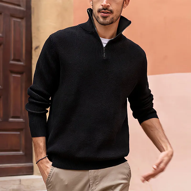 Heidi-Mode | Luxus Halbzip Sweater