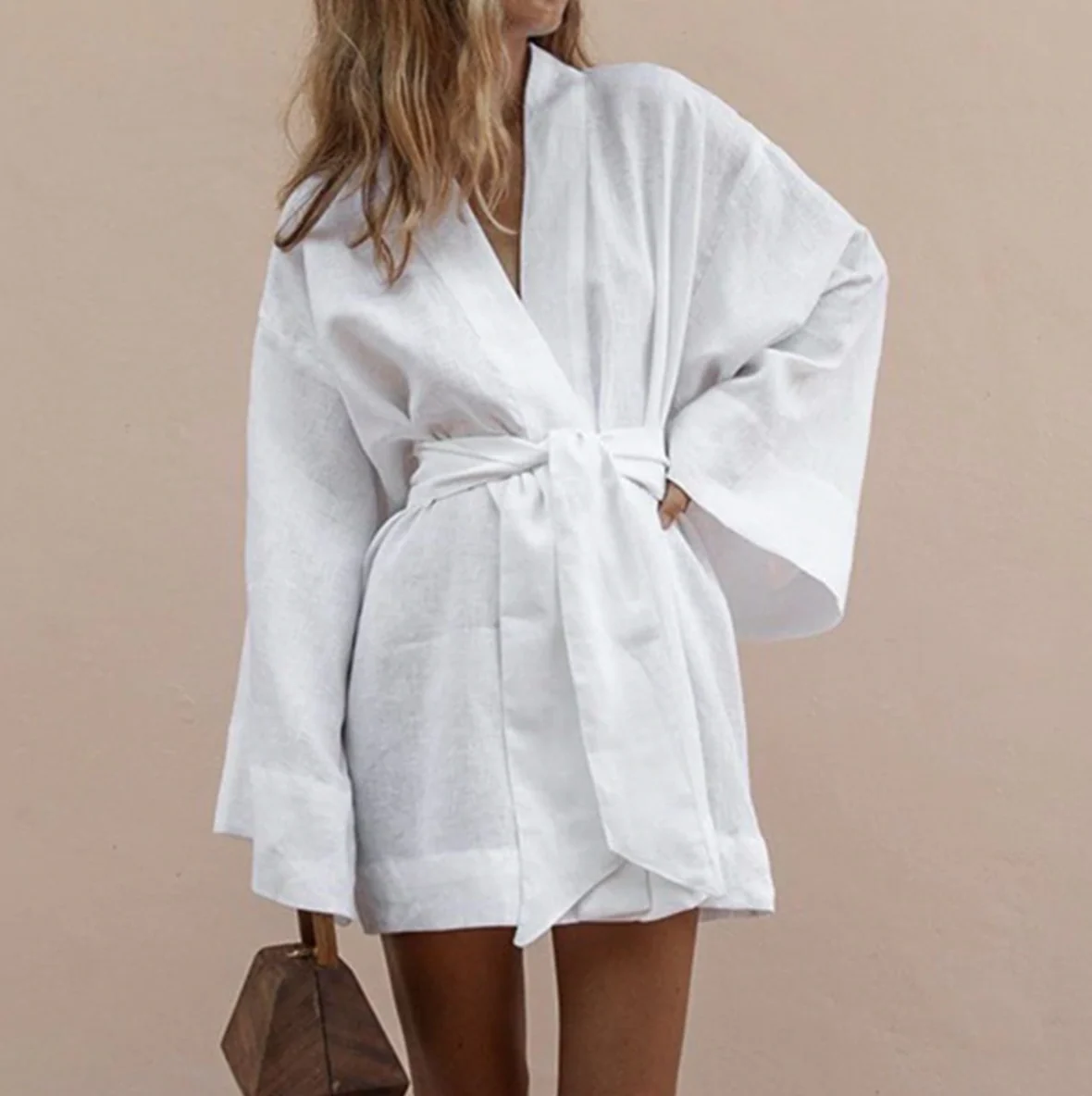 Heidi-Mode | Luxus Kimono mit Gürtel - Image 4