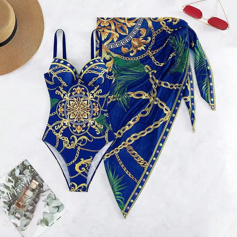 Heidi-Mode | Luxus Neu Zwei Teile Frauen Bikini Set Push Up Blumendruck Bikini Strappy Bandage Badebekleidung Brasilianisch Biquini Badeanzug