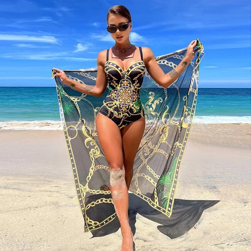 Heidi-Mode | Luxus Neu Zwei Teile Frauen Bikini Set Push Up Blumendruck Bikini Strappy Bandage Badebekleidung Brasilianisch Biquini Badeanzug - Image 11