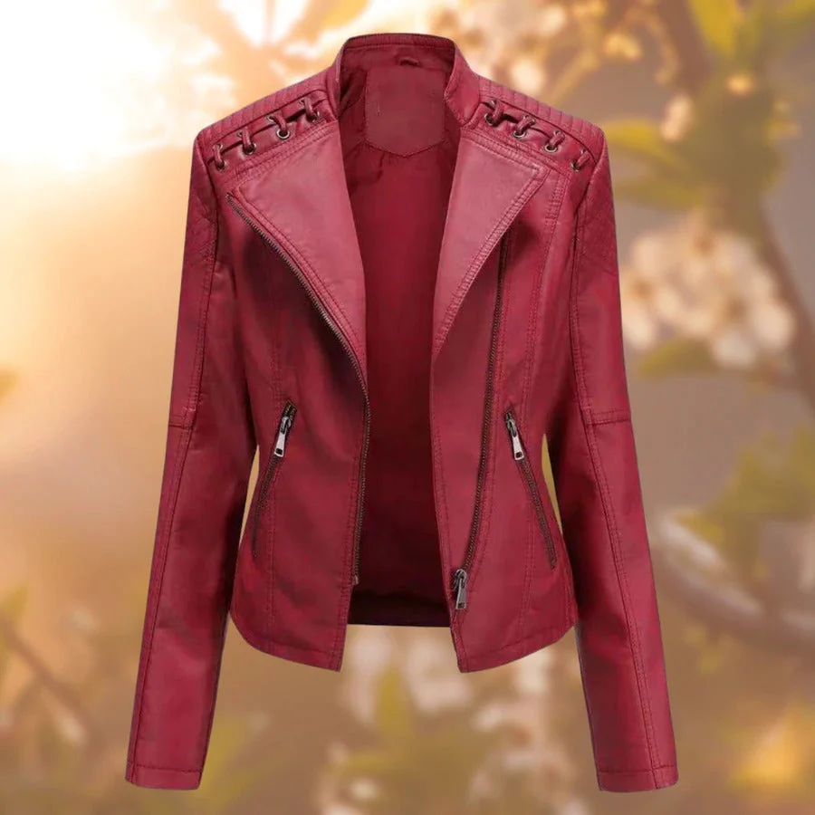 Heidi-Mode | Lederjacke Im Biker-Style - Image 5