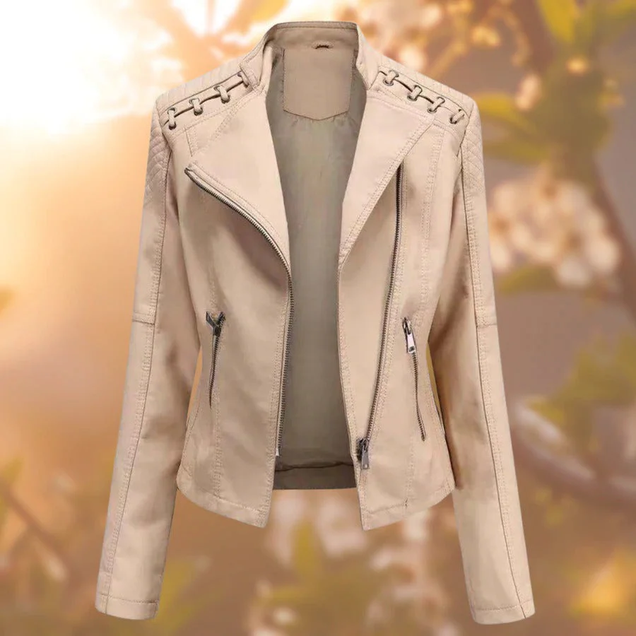 Heidi-Mode | Lederjacke Im Biker-Style - Image 6