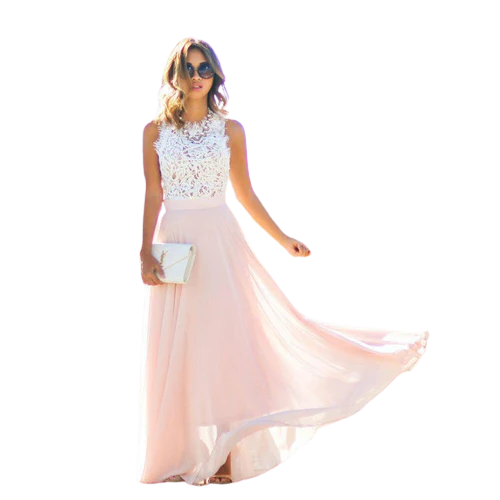 Heidi-Mode | Maxi-Spitzenkleid Im Brautstil Acorina - Image 6