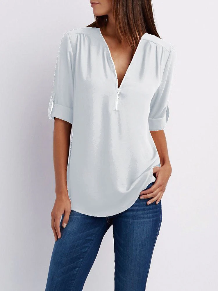 Heidi-Mode | Langärmelige Lockere Bluse - Image 10